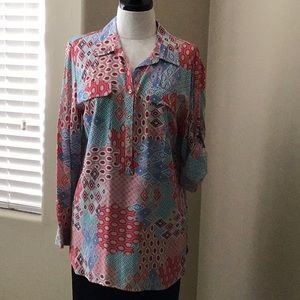 Talbots Tunic Top